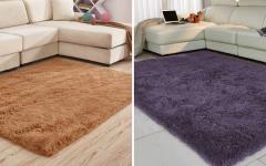 What shape of carpet should I choose for the living room?
